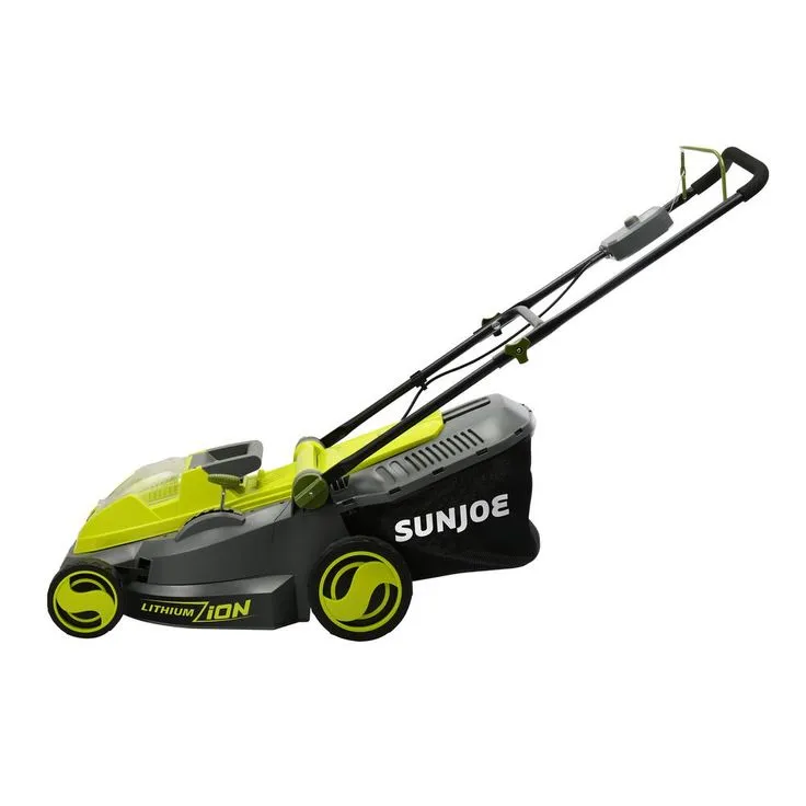 Sun Joe 16 in. 40-Volt Cordless Battery Walk Behind Push Mower Kit with 4.0 Ah Battery + Charger, photo 9 of 10