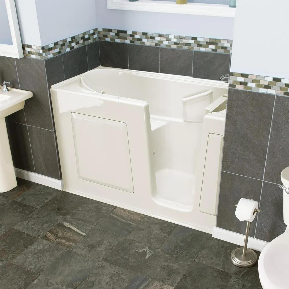 Value Series 60 in. Walk-In Whirlpool Bathtub in Biscuit, photo 5 of 12