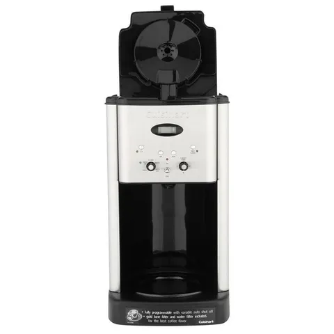 Brew Central 12-Cup Stainless Steel Drip Coffee Maker with Glass Carafe