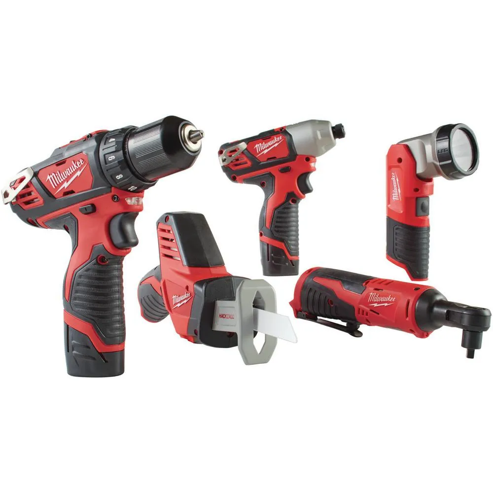 M12 12-Volt Lithium-Ion Cordless Combo Kit (5-Tool) with Two 1.5Ah Batteries, Charger & Tool Bag, photo 14 of 15