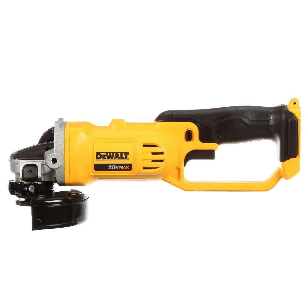 DEWALT 20-Volt MAX Li-Ion Cordless 4-1/2 in. to 5 in. Grinder (Tool-Only) with 20-V Li-Ion 4.0 Ah Battery & Charger Starter Kit, photo 6 of 11