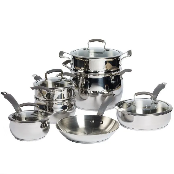 Translucent 11-Piece Hard-Anodized Aluminum Nonstick Cookware Set in Ebony, photo 2 of 8