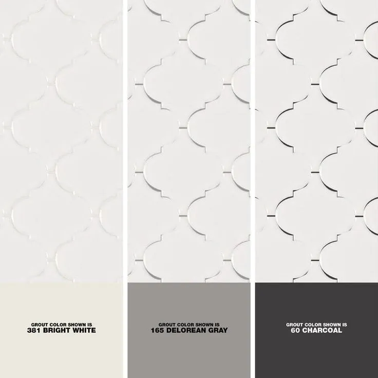 MSI Retro Bianco Arabesque 10.63 in. x 8.84 in. x 6mm Matte Porcelain Mesh-Mounted Mosaic Tile (10.95 sq. ft. / case), photo 8 of 8