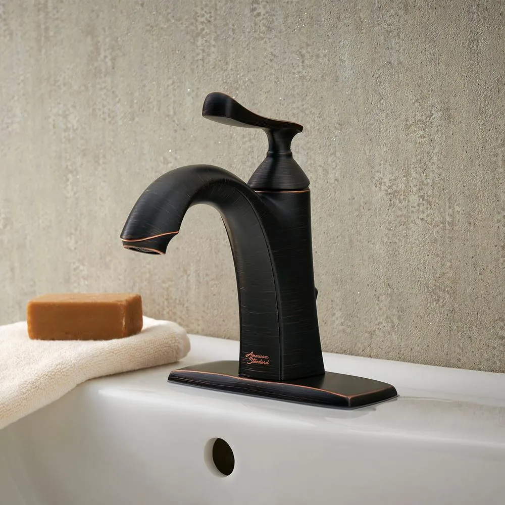 Chatfield Single-Handle 3-Spray Tub and Shower Faucet and Two Single Hole Bathroom Faucets Set in Legacy Bronze, photo 9 of 11