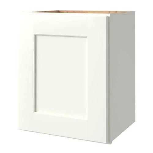 allen + roth Aveley 15-in W x 18.125-in H x 12-in D Linen Maple Door Wall Semi-Custom Cabinet, photo 2 of 4