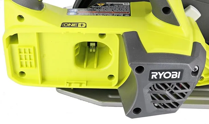 RYOBI 18-Volt ONE+ Cordless 6-1/2 in. Circular Saw with Lithium-Ion 2.0 Ah Battery and Dual Chemistry IntelliPort Charger, photo 7 of 8