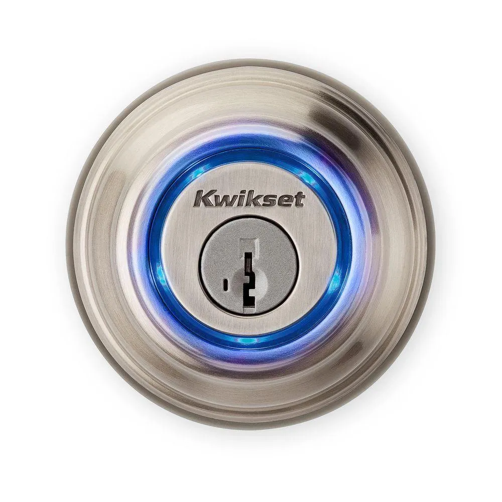 Kwikset Kevo 2nd Gen Satin Nickel Single Cylinder Touch-to-Open Bluetooth Smart Lock Deadbolt Works with Many Smart Devices, photo 5 of 10