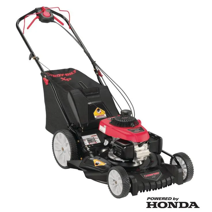 Troy-Bilt XP 21 in. 160 cc Honda Gas Walk Behind Self Propelled Lawn Mower with High Rear Wheels, 3-in-1 TriAction Cutting System, photo 7 of 8