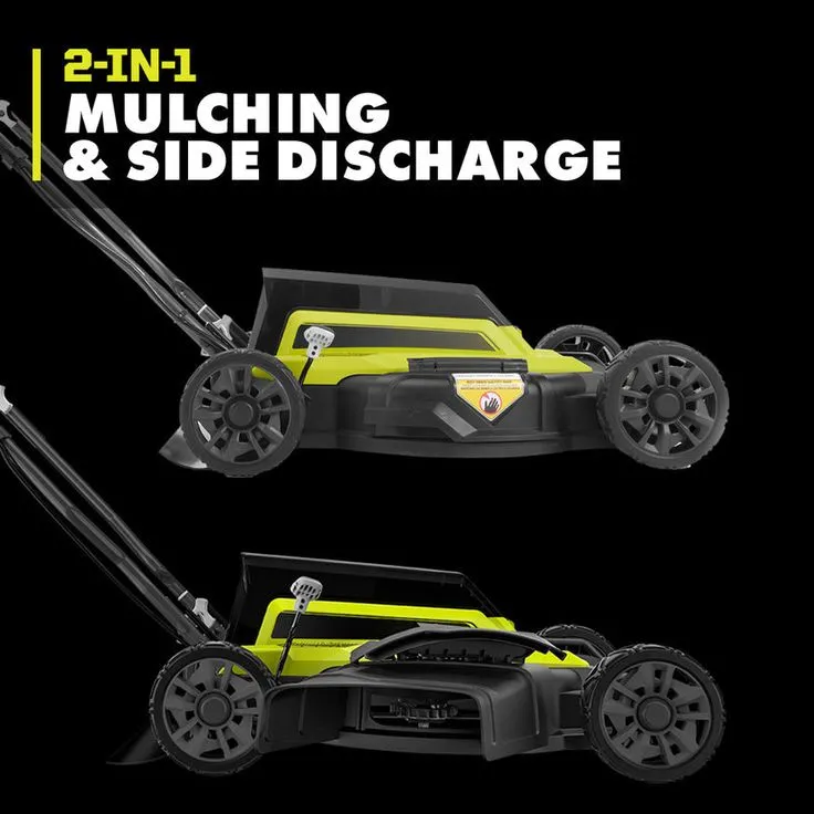 RYOBI 18 in. 40-Volt 2-in-1 Lithium-Ion Cordless Battery Walk Behind Push Mower 4.0 Ah Battery/Charger Included, photo 6 of 9