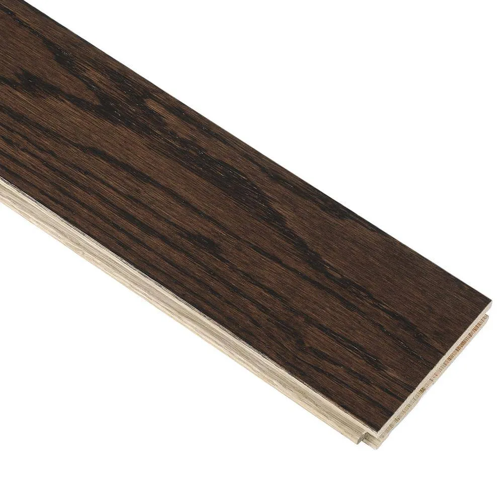 Bruce American Originals Barista Brown Red Oak 3/4 in. T x 3-1/4 in. W Smooth Solid Hardwood Flooring (22 sq.ft./ctn), photo 3 of 9
