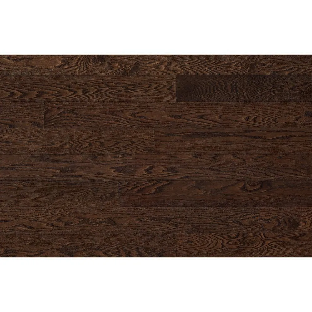 Bruce American Originals Barista Brown Red Oak 3/4 in. T x 3-1/4 in. W Smooth Solid Hardwood Flooring (22 sq.ft./ctn), photo 9 of 9
