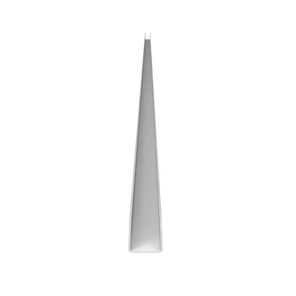 Barrette Outdoor Living 1.02 in. x 1.379 in. x 59.5 in. White Vinyl Fence U-Channel, photo 3 of 6