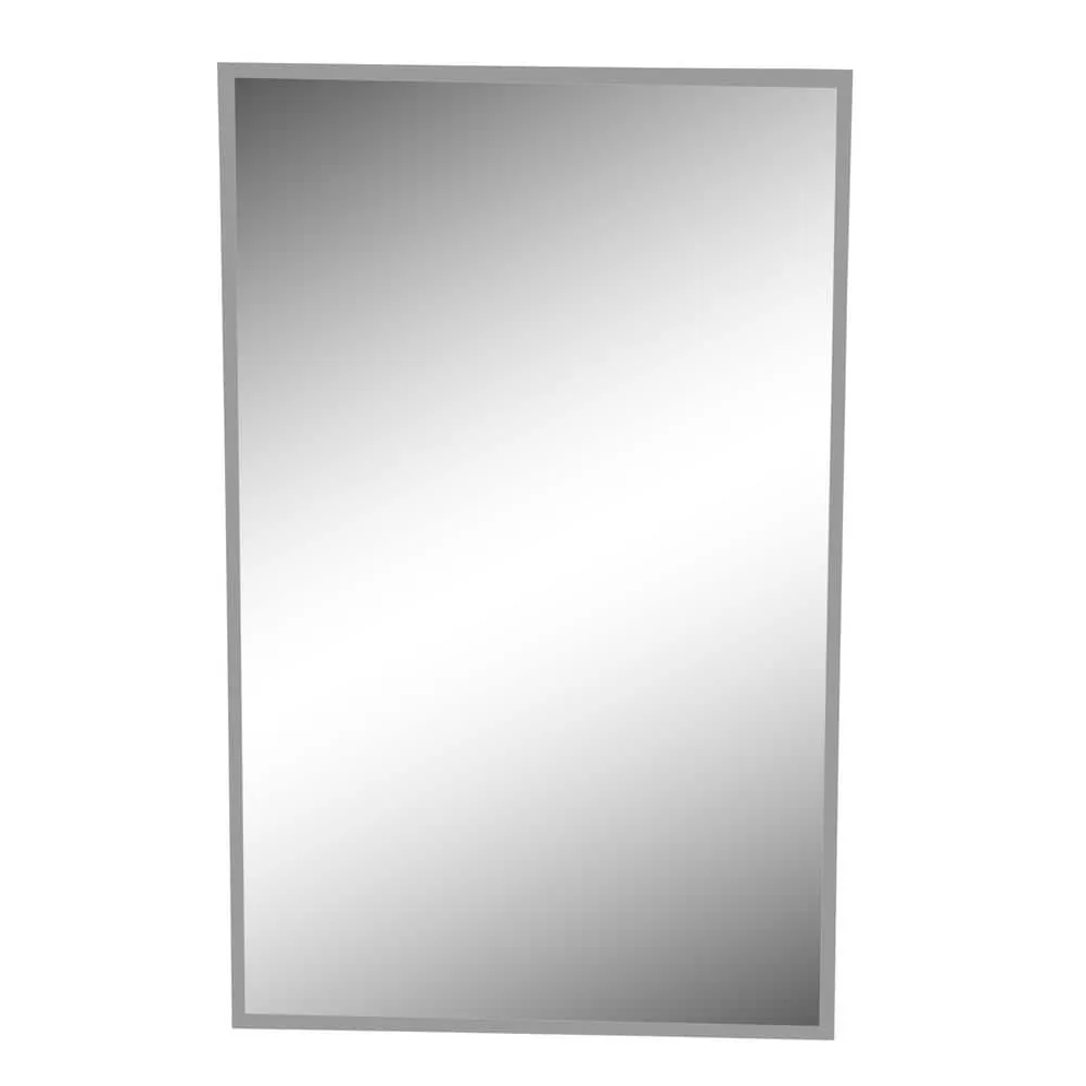 JENSEN Horizon 16 in. W x 26 in. H x 4-3/4 in. D Frameless Recessed Bathroom Medicine Cabinet with 1/2 in. Beveled Edge Mirror, photo 3 of 3
