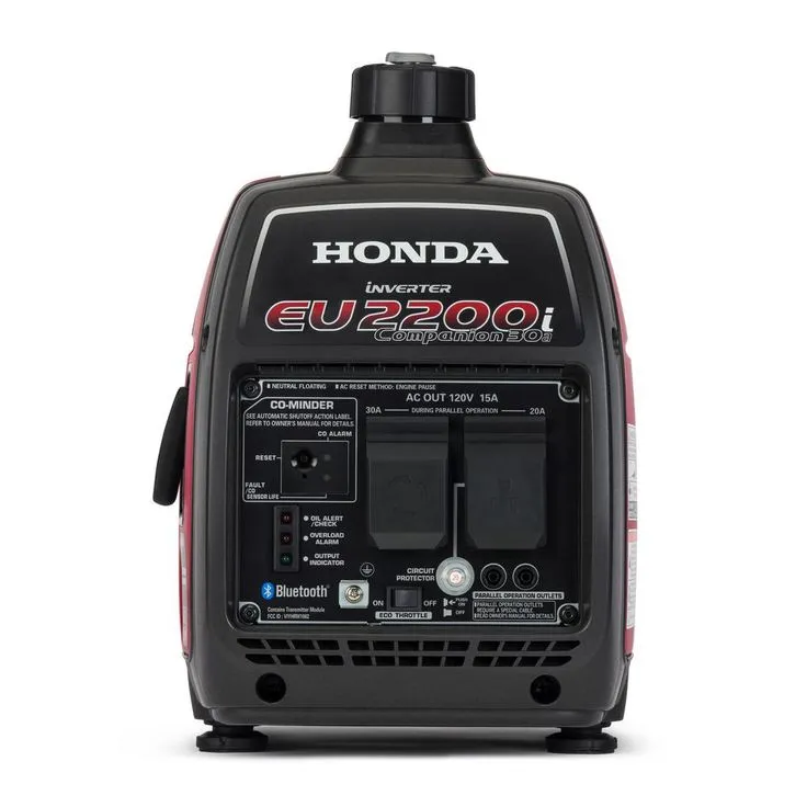 Honda 2,200-Watt Super Quiet Recoil Start Gasoline Powered Portable Companion Inverter Generator with 30 Amp Outlet, photo 3 of 6