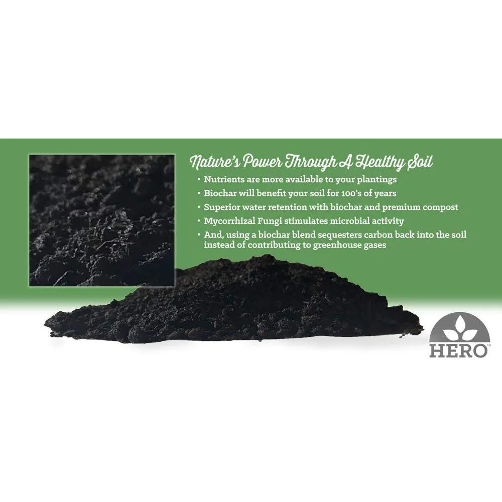 WAKEFIELD HERO Blend 1 Gal Biochar Organic Garden Compost with Mycorrhizal Fungi, photo 2 of 4