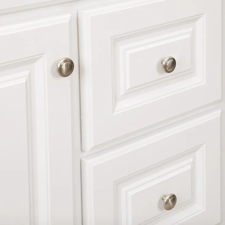 Hampton Bay Hampton 30 in. W x 21 in. D x 33.5 in. H Bathroom Vanity Cabinet Only in White, photo 7 of 15