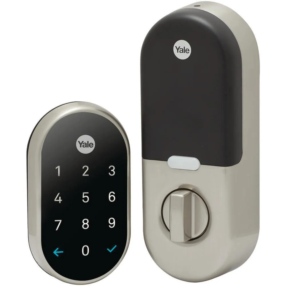 Nest x Yale Lock Satin Nickel with Google Nest Connect, photo 4 of 25