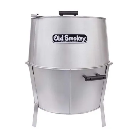 Products 21 in. Charcoal/Wood Grill Silver