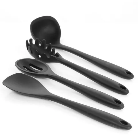 Black Silicone Cooking Utensils (Set of 12)