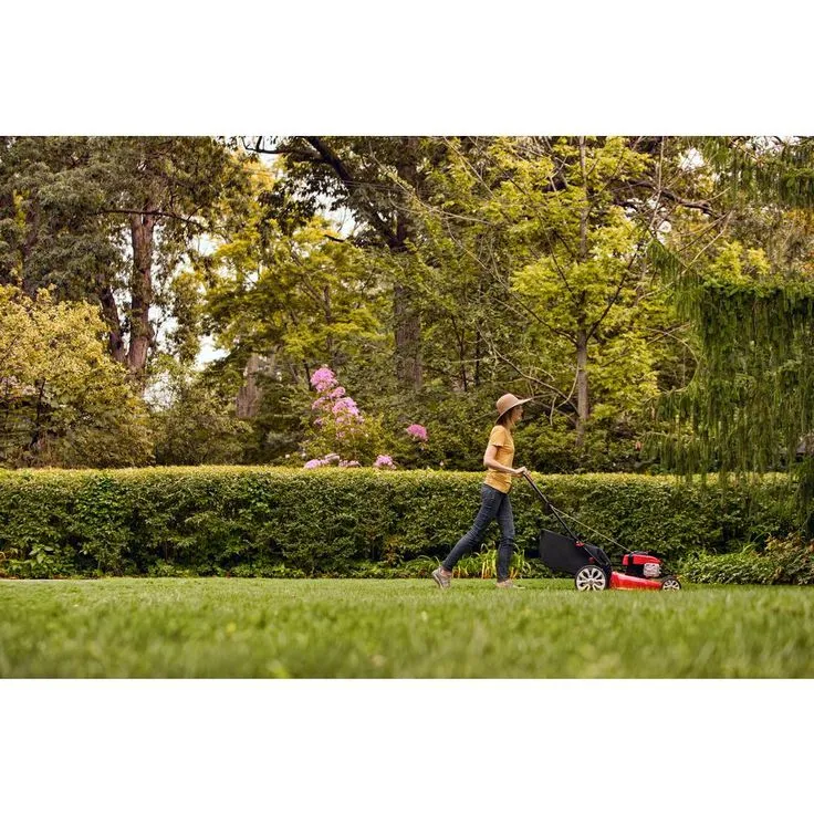 Troy-Bilt 21 in. 140 cc 550ex Series Briggs & Stratton Gas Walk Behind Push Mower with 2-in-1 Cutting TriAction Cutting System, photo 3 of 11