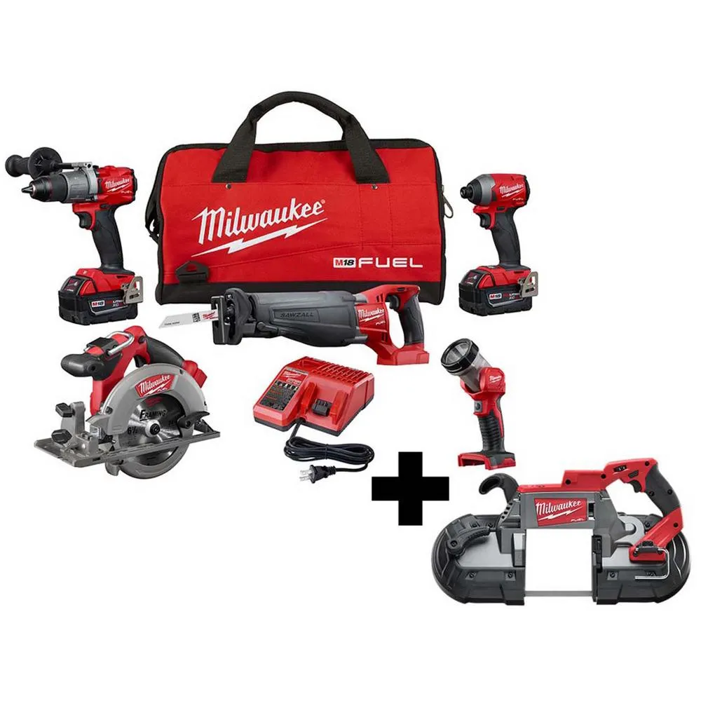 M18 FUEL 18-Volt Lithium-Ion Brushless Cordless Hammer Drill and Impact Driver Combo Kit (2-Tool) with Two 5Ah Batteries, photo 30 of 34