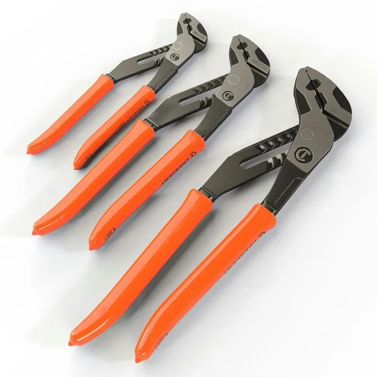 Crescent Z2 K9 Straight Jaw Tongue and Groove Plier Set with Dipped Grips (3-Piece), photo 8 of 10