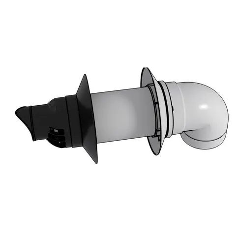 3 in. / 5 × 8.7 in Plastic Condensing Horizonatal Termination Vent Kit