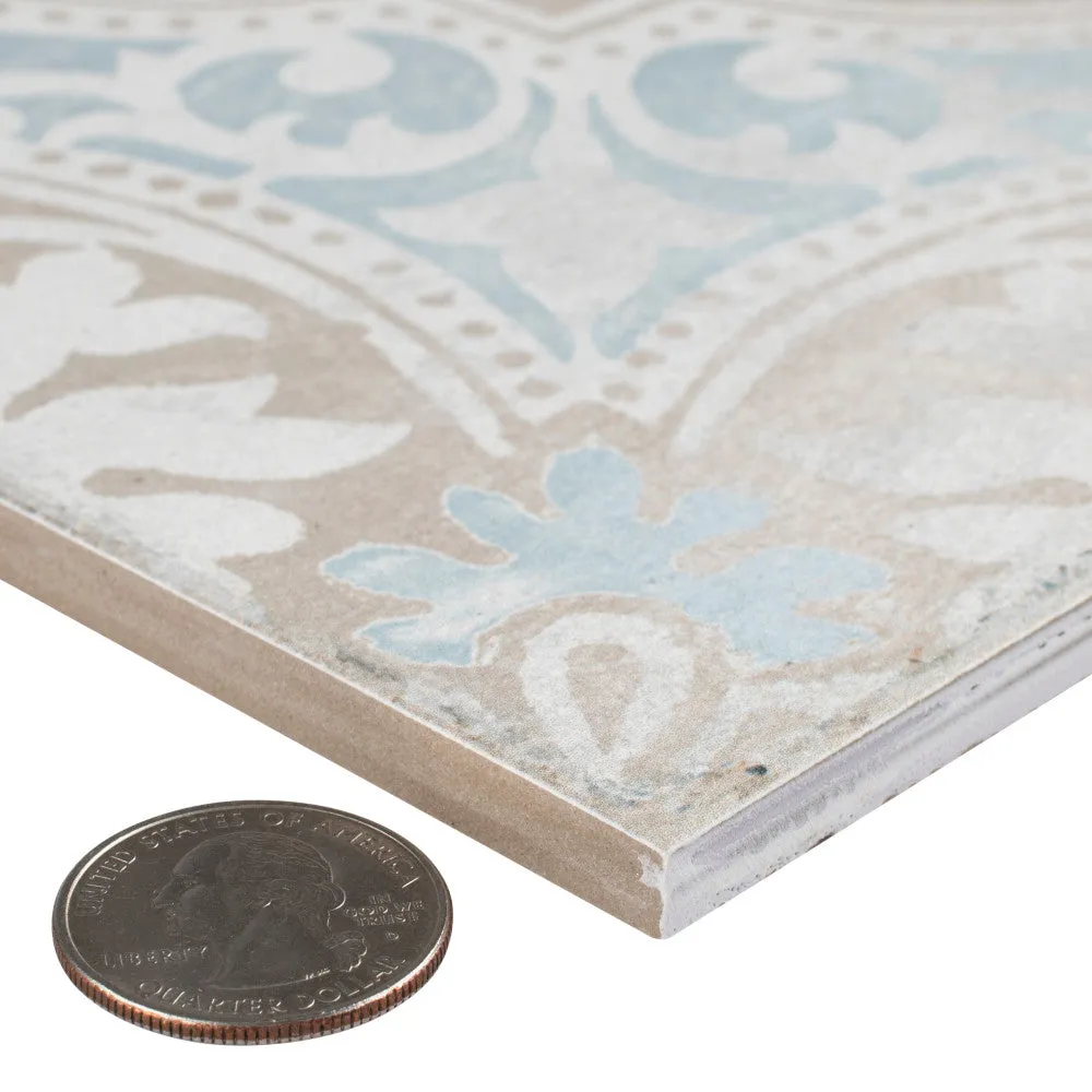 Merola Tile Barcelona Decor Montjuic 5-3/4 in. x 5-3/4 in. Porcelain Floor and Wall Tile (10.56 sq. ft./Case), photo 8 of 13