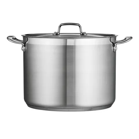 Gourmet 16 qt. Stainless Steel Stock Pot with Lid