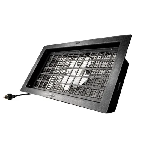 16 × 8 in Resin Power Foundation Vent in Black