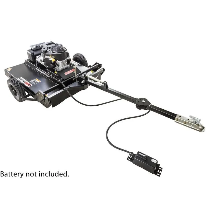 Swisher Commercial Pro 44 in. 14.5-HP 12-Volt Kawasaki Pull-Behind Rough-Cut Lawn Mower Trail Cutter, photo 2 of 10