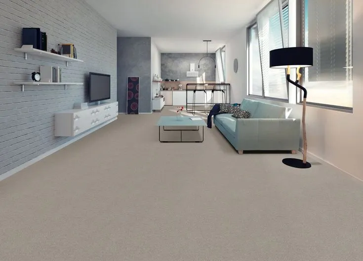STAINMASTER Essentials Blue Diamonds III 15-ft Greige Textured Carpet (Indoor), photo 4 of 8