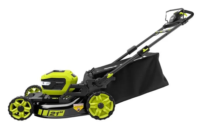 RYOBI 21 in. 40-Volt Lithium-Ion Brushless Cordless Walk Behind Self-Propelled Mower with 7.5 Ah Battery/Charger Included, photo 2 of 8