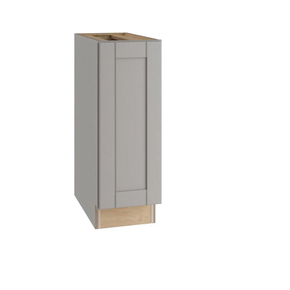 Vesper White Shaker Assembled Plywood 9 in. x 34.5 in. x 24 in. Base Full Height Kitchen Cabinet with Soft Close, photo 6 of 6