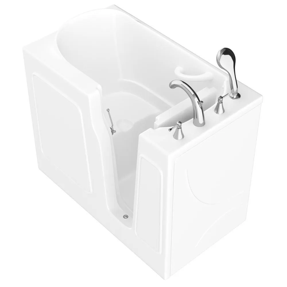 Universal Tubs HD Series 26 in. x 46 in. Right Drain Quick-Fill Walk-In Soaking Bathtub in White, photo 12 of 22