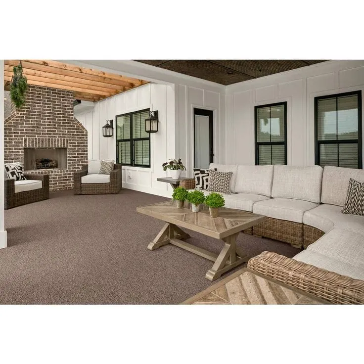TrafficMaster Toulon 12 ft. Wide x Cut to Length Indoor/Outdoor Thornwood Artificial Grass, photo 2 of 5