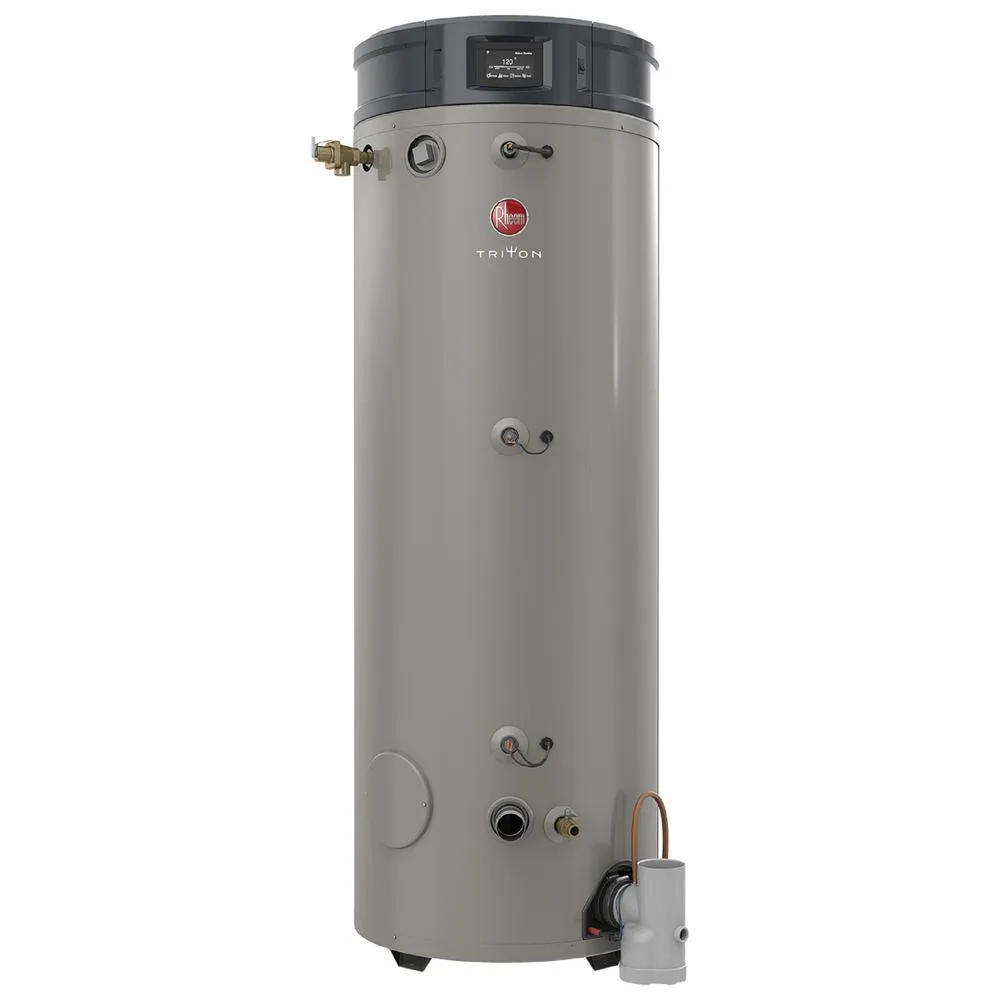 Commercial Triton Heavy Duty High Efficiency 100 Gal. 300K BTU ULN Natural Gas Power Direct Vent Tank Water Heater, photo 11 of 25