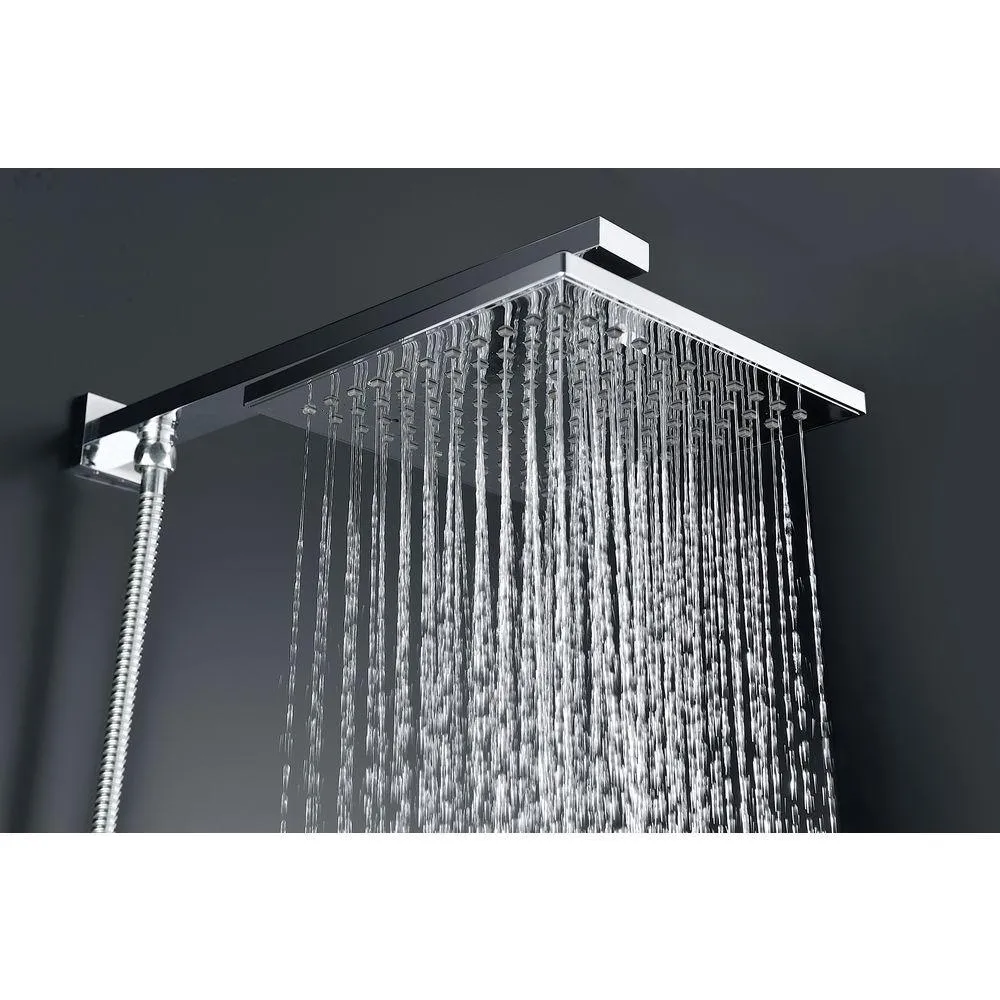 ANZZI Byne 1-Handle 1-Spray Tub and Shower Faucet with Sprayer Wand in Polished Chrome (Valve Included), photo 5 of 10