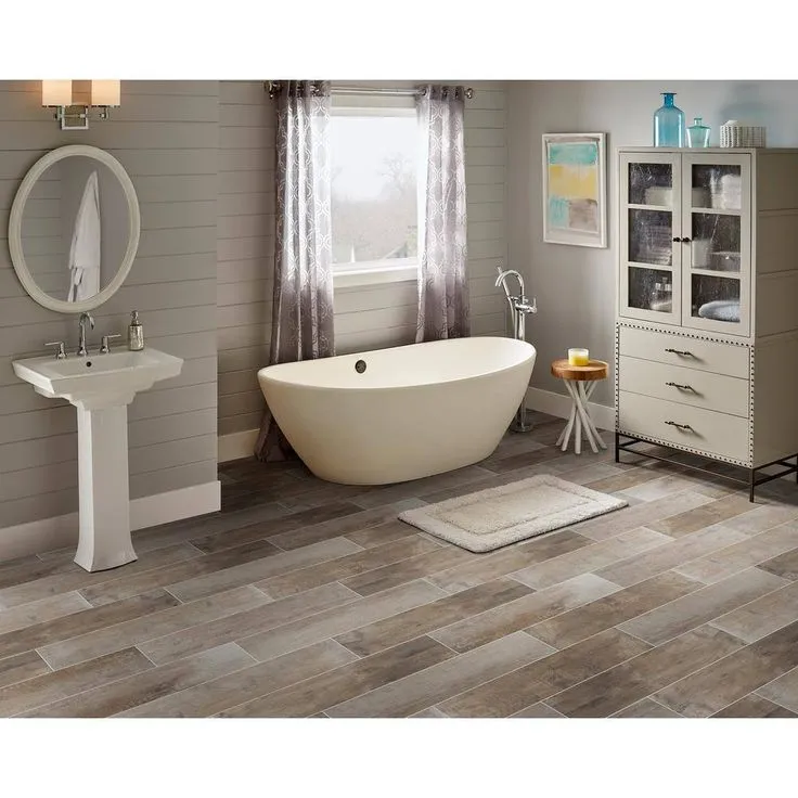 MSI Barnwood Cognac 8 in. x 36 in. Matte Porcelain Floor and Wall Tile (20 cases / 280 sq. ft. / pallet), photo 6 of 7