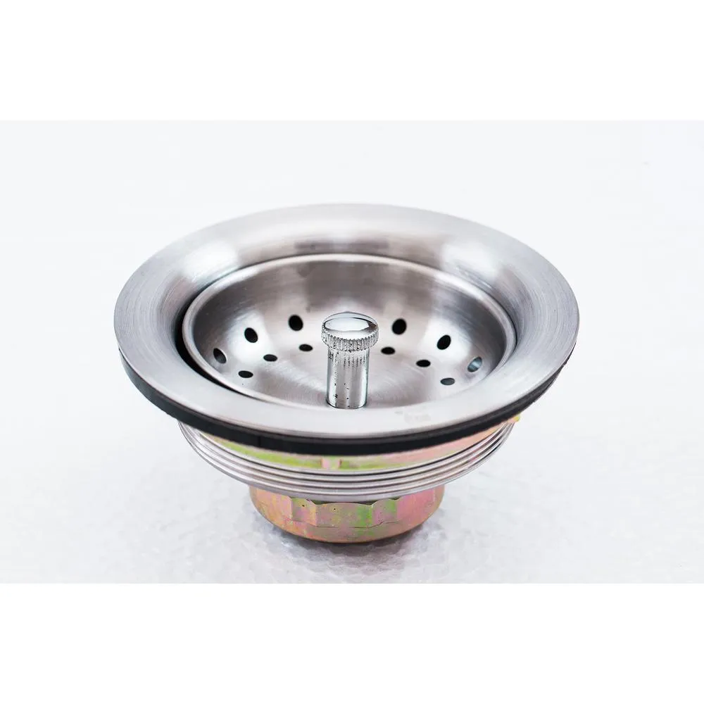 All-in-One Tight Radius Stainless Steel 33 in. 18-Gauge 2-Hole Double Bowl Dual Mount Kitchen Sink with Pull Down Faucet, photo 6 of 7