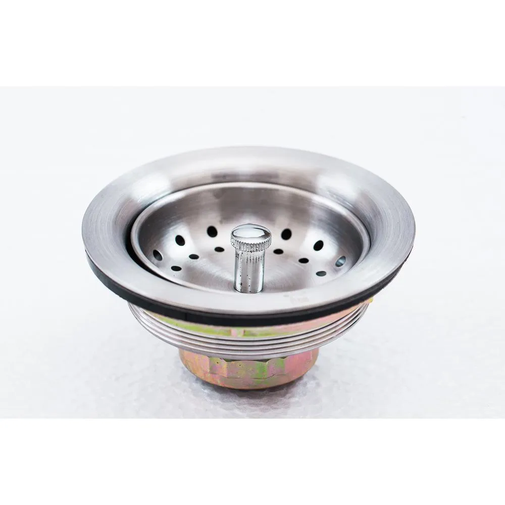 All-in-One Dual Mount Stainless Steel 33 in. 2-Hole 50/50 Double Bowl Kitchen Sink in Brushed Finish, photo 8 of 9