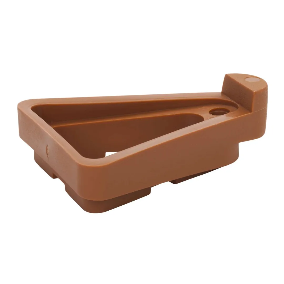 Pot Toes The Decksaver 1 in. H X 2 in. W X 3 in. D Plastic Planter Feet Terracotta, photo 2 of 4