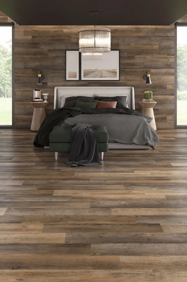 Style Selections Mellbrooke 3-mil x 6-in W x 36-in L Water Resistant Peel and Stick Luxury Vinyl Plank Flooring, photo 4 of 8