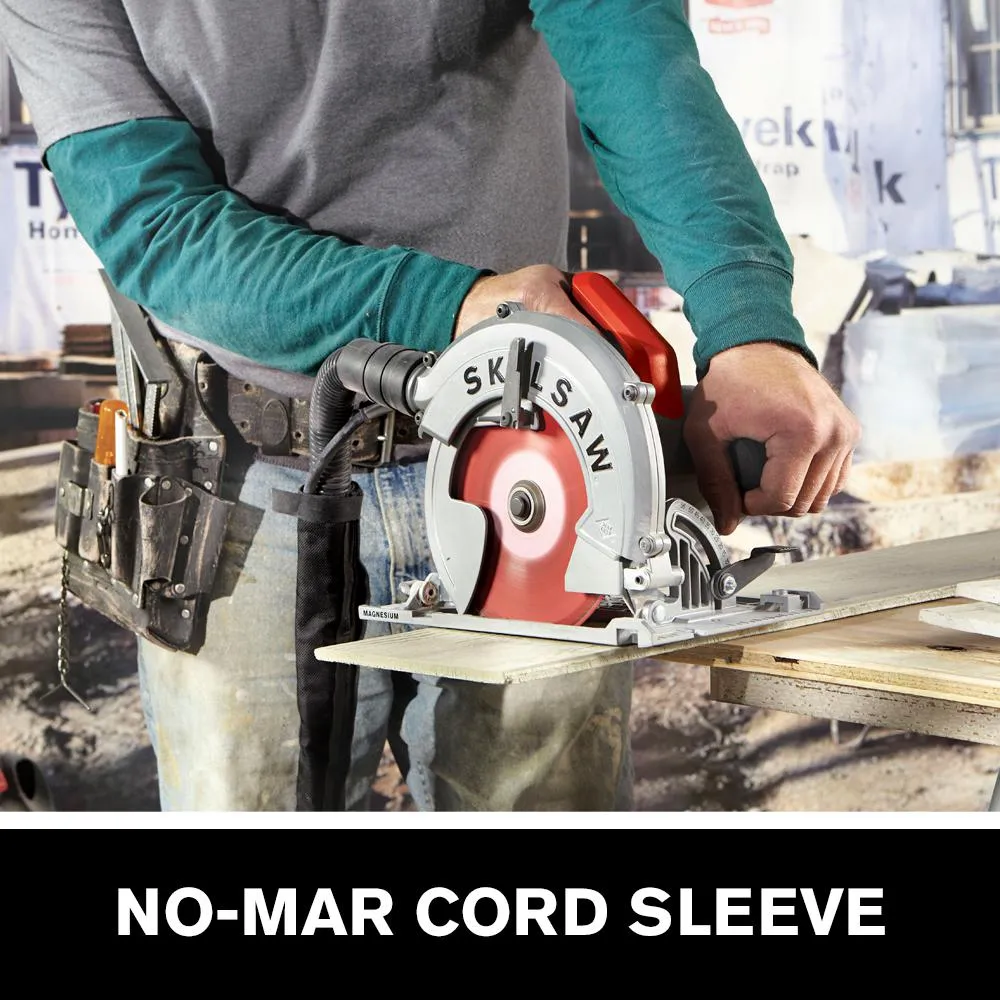 SKILSAW 15 Amp Corded Electric 7-1/4 in. SIDEWINDER Circular Saw for Fiber Cement with Hardie Blade and Dust Collection System, photo 4 of 12
