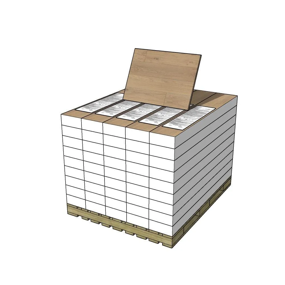 Pergo Defense+ Beachwood Park Oak 3/8 in. T x 7.5 in. W Click Lock Engineered Hardwood Flooring (1104.3 sq.ft./pallet), photo 6 of 14