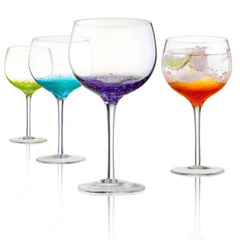 Fizzy Gin Glass/Balloon Red Wine Glasses (Set of 4)