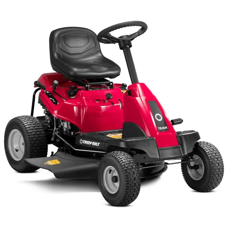 Troy-Bilt TB 30 in. 382 cc Auto-Choke Engine 6-Speed Manual Drive Gas Rear Engine Riding Lawn Mower with Mulch Kit Included, photo 8 of 11