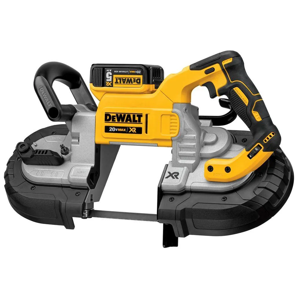 20-Volt MAX XR Lithium-Ion Cordless Brushless Deep Cut Band Saw Kit with (2) Batteries 5Ah, Charger and Case, photo 7 of 16