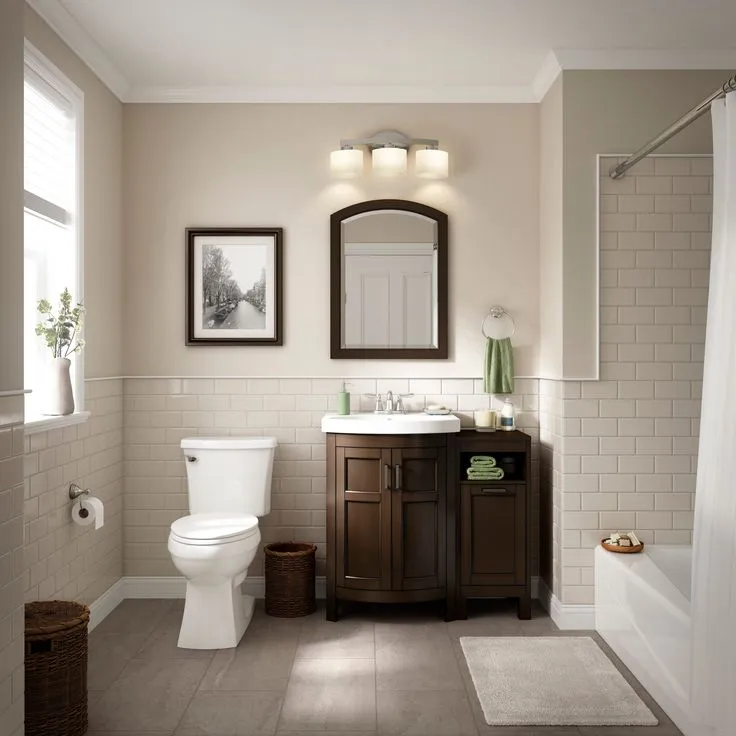 Style Selections Morecott 23.75-in Chocolate Single Sink Bathroom Vanity with White Vitreous China Top, photo 2 of 8