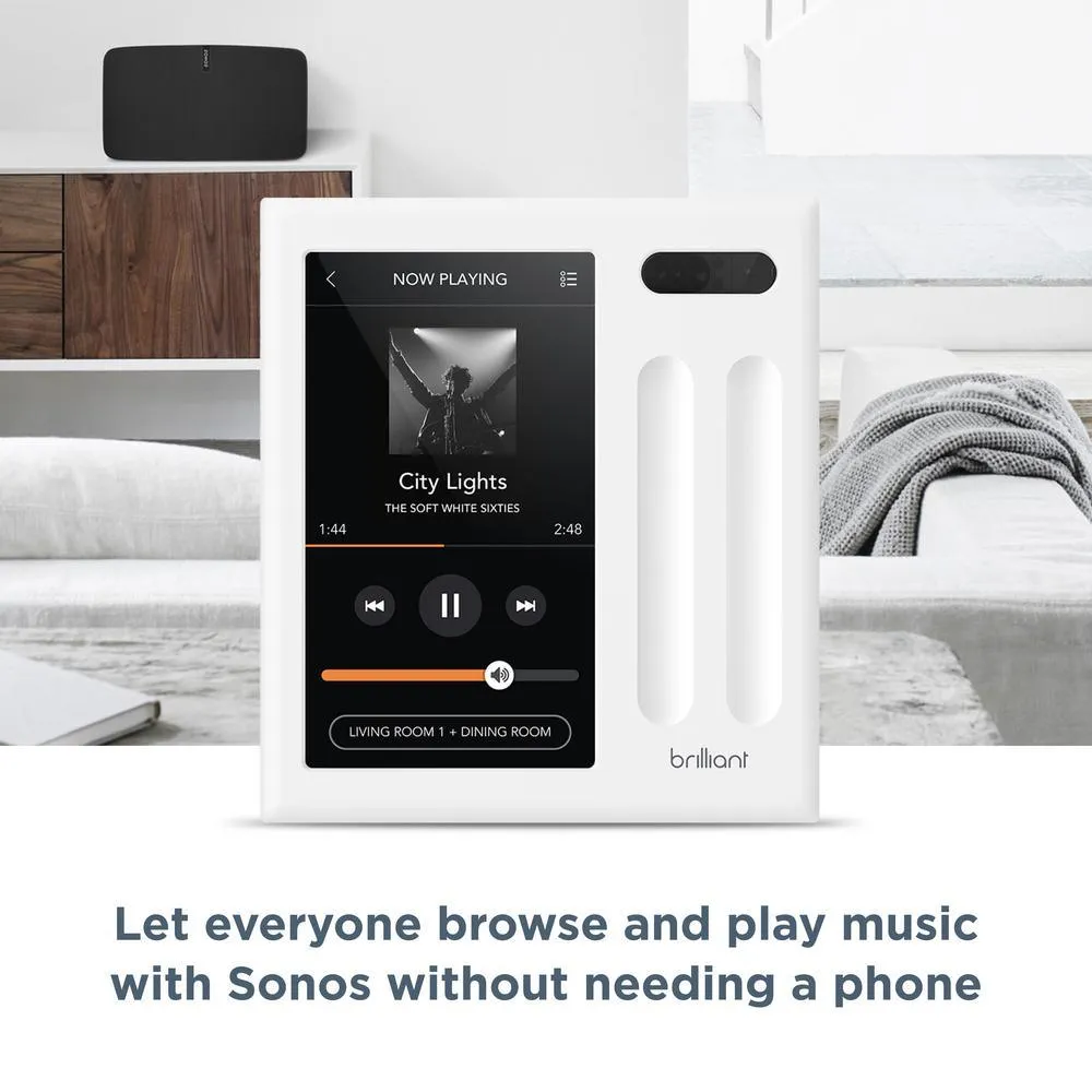 Brilliant Smart Home Control (2-Switch Panel) for Amazon Alexa, Google Assistant, Apple HomeKit, Ring, Sonos and More, photo 10 of 17